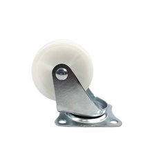 2.5 inch light duty flat plate swivel PP casters